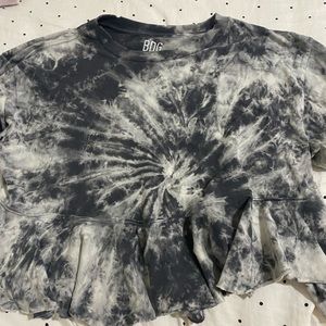 Urban Outfitters Tie Dye Top-Black/White